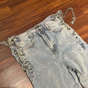Fashion Nova Chain jeans.